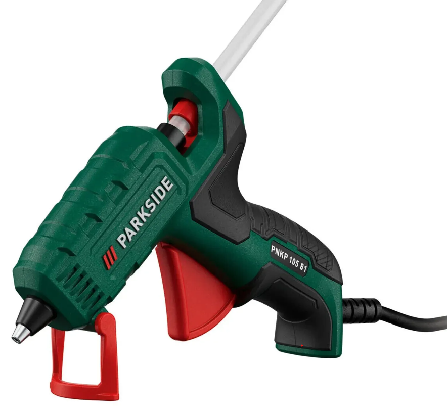 PARKSIDE® Klebepistole PNKP 105 B1 Heißklebepistole 105°C inkl Präzises Kleben für vielseitige