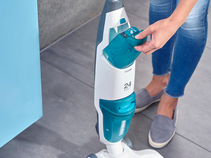 Leifheit Cordless Suction Wiper Regulus Aqua PowerVac Pro, Hard Floor Cleaner