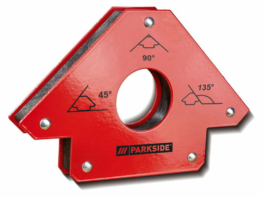 PARKSIDE Schweißer Winkelmagnet 45°, 90 °, 135° Winkel Magnet Magnetstärke 8 kg