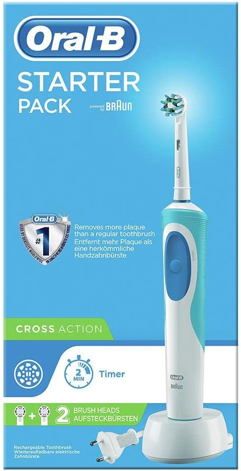 Oral-B Starter Pack Cross Action Rechargeable Toothbrush