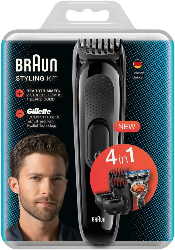 Braun SK3000 Styling-Set 4-in-1 Haar- und Bartschneider