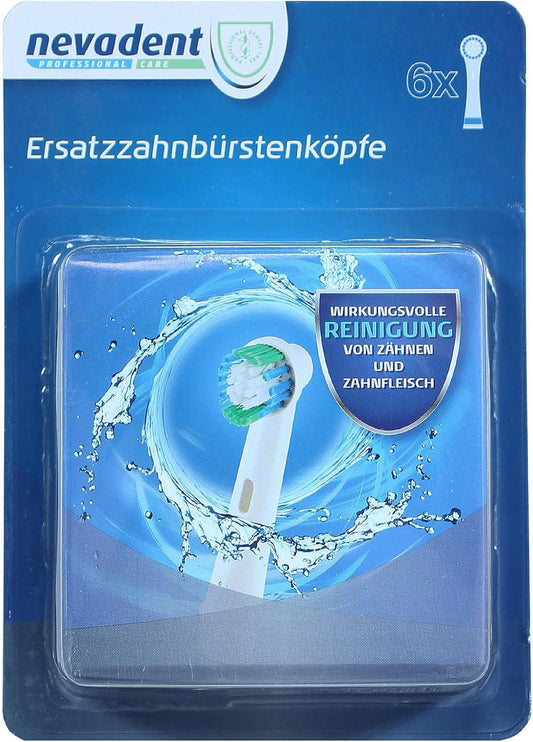 Ersatz-zahnbürstenköpfe
Mit farbiger Kennzeichnung:
3 Farben à 2 Aufsätze