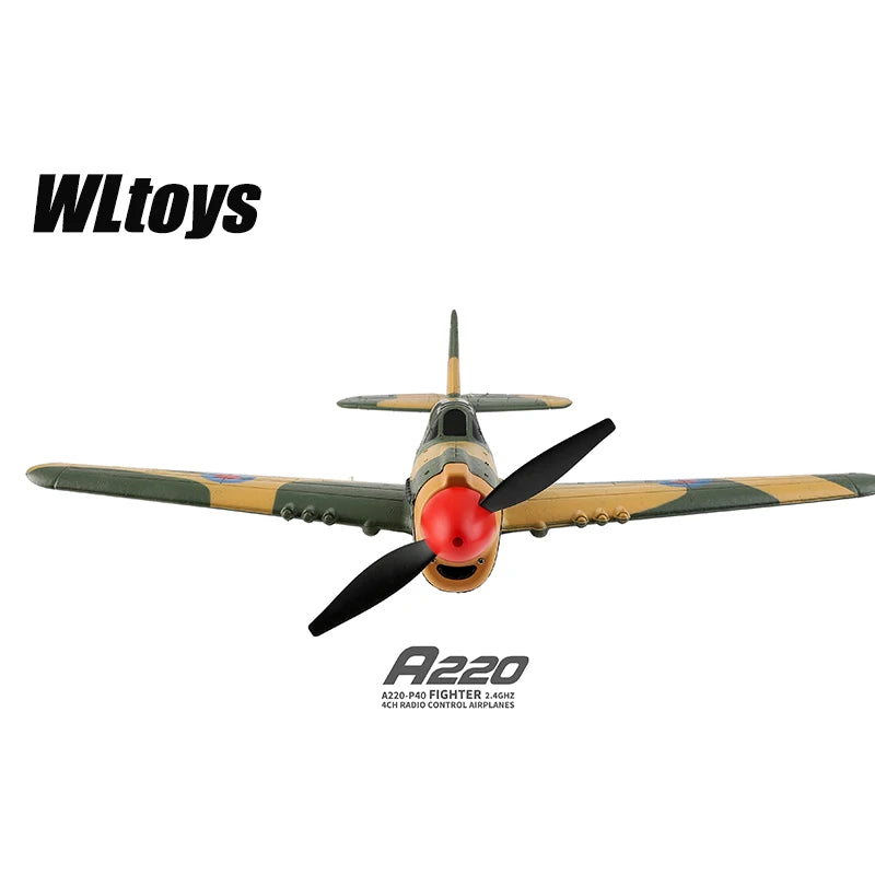 WLtoys A220 A210 A260 2.4G 4Ch 6G/3D Stunt Plane Six Axis RC Fighter RC Airplane Electric Glider Unmanned  Aircraft Outdoor Toy