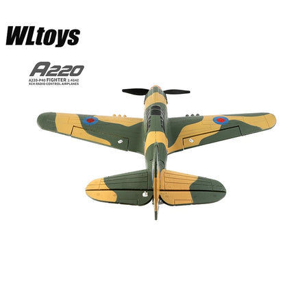 WLtoys A220 A210 A260 2.4G 4Ch 6G/3D Stunt Plane Six Axis RC Fighter RC Airplane Electric Glider Unmanned  Aircraft Outdoor Toy