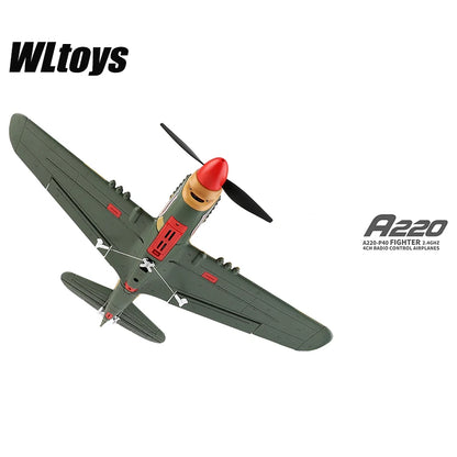 WLtoys A220 A210 A260 2.4G 4Ch 6G/3D Stunt Plane Six Axis RC Fighter RC Airplane Electric Glider Unmanned  Aircraft Outdoor Toy