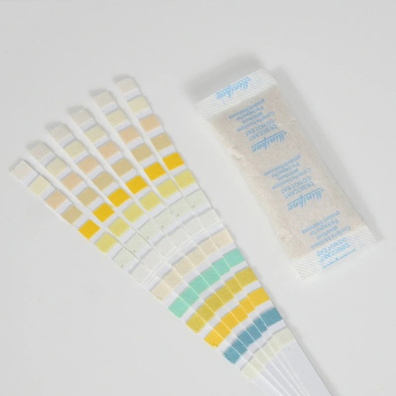 URS-14 100 streifen Urinanalyse Reagenz Test Papier Urin Teststreifen Leukozyten, Nitrit, Urobilinogen, Protein, pH, keton