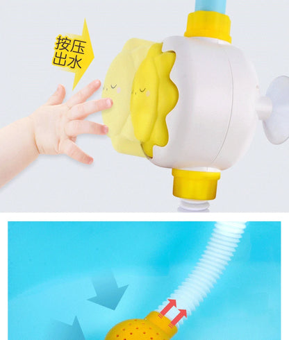 Baby Bath Toys New Cloud Rainbow Shower Bathroom Toys Clouds Model Baby Bath Toy Sprinkler Water Toy Cute Spray Shower Kids Gift