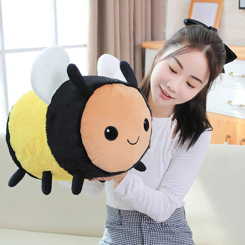 New Anime Kawaii Plush Bee Ladybug Baby Toys Speelgoed Stuffed Toys20-40CM