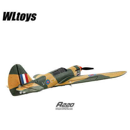 WLtoys A220 A210 A260 2.4G 4Ch 6G/3D Stunt Plane Six Axis RC Fighter RC Airplane Electric Glider Unmanned  Aircraft Outdoor Toy