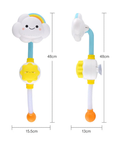 Baby Bath Toys New Cloud Rainbow Shower Bathroom Toys Clouds Model Baby Bath Toy Sprinkler Water Toy Cute Spray Shower Kids Gift