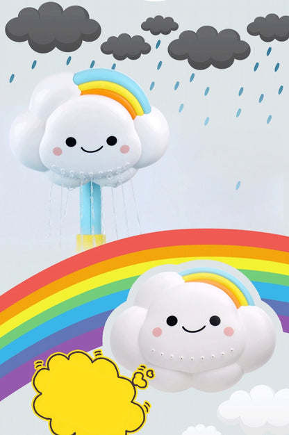 Baby Bath Toys New Cloud Rainbow Shower Bathroom Toys Clouds Model Baby Bath Toy Sprinkler Water Toy Cute Spray Shower Kids Gift