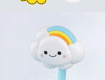 Baby Bath Toys New Cloud Rainbow Shower Bathroom Toys Clouds Model Baby Bath Toy Sprinkler Water Toy Cute Spray Shower Kids Gift