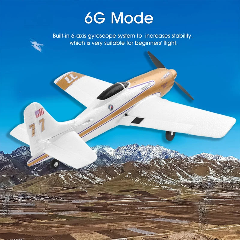 WLtoys A220 A210 A260 2.4G 4Ch 6G/3D Stunt Plane Six Axis RC Fighter RC Airplane Electric Glider Unmanned  Aircraft Outdoor Toy