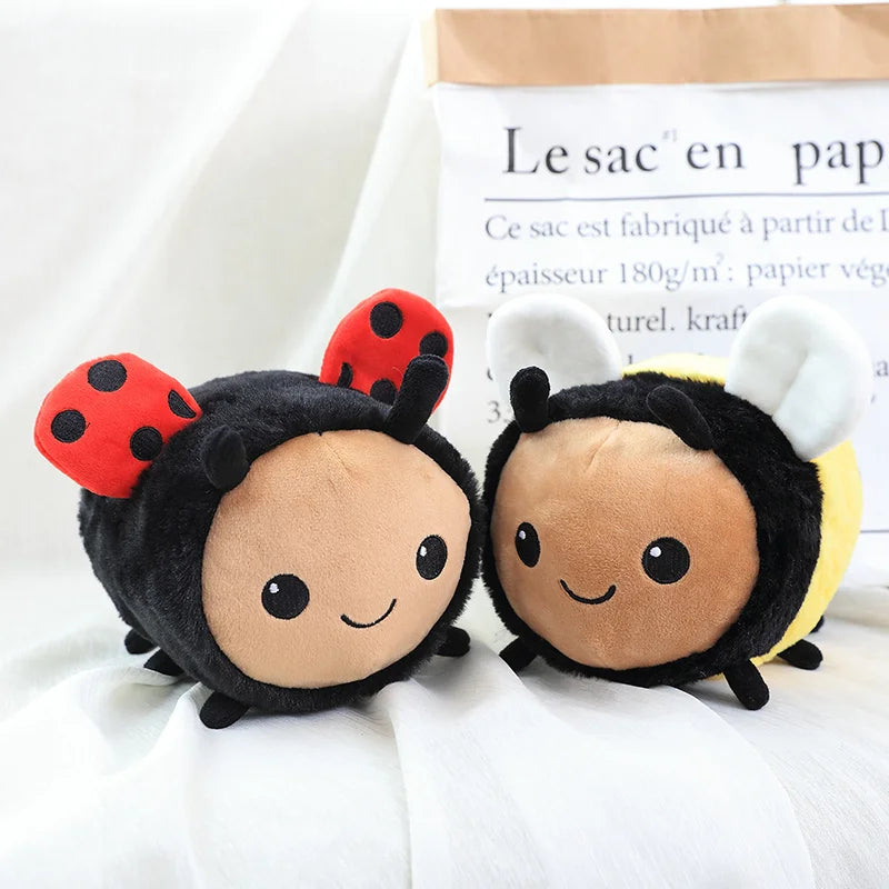 New Anime Kawaii Plush Bee Ladybug Baby Toys Speelgoed Stuffed Toys20-40CM