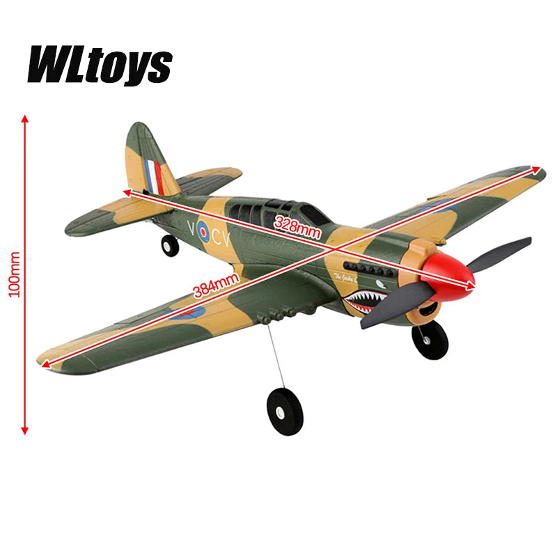 WLtoys A220 A210 A260 2.4G 4Ch 6G/3D Stunt Plane Six Axis RC Fighter RC Airplane Electric Glider Unmanned  Aircraft Outdoor Toy