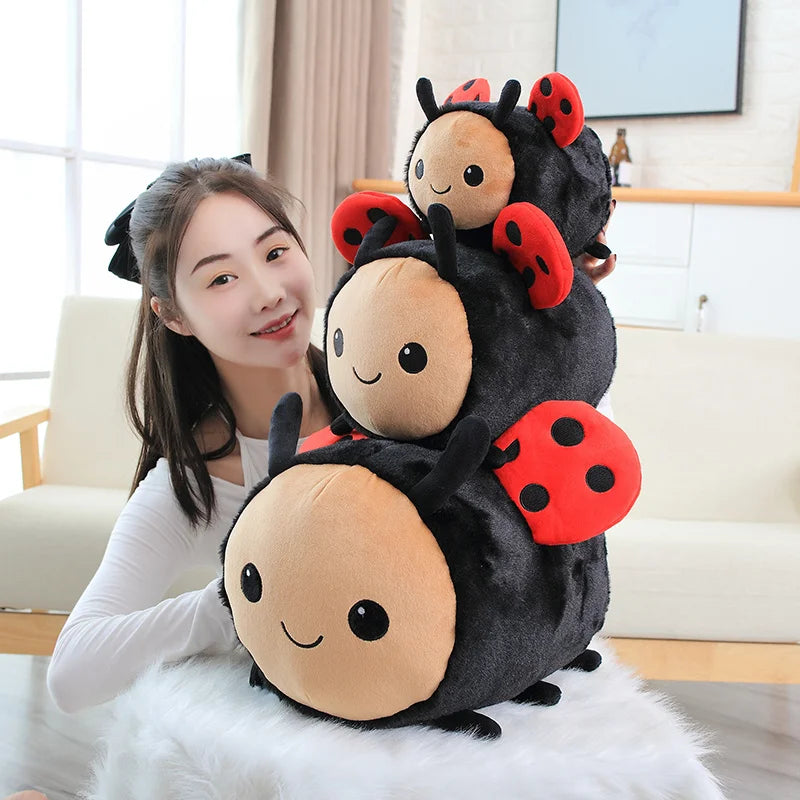 New Anime Kawaii Plush Bee Ladybug Baby Toys Speelgoed Stuffed Toys20-40CM