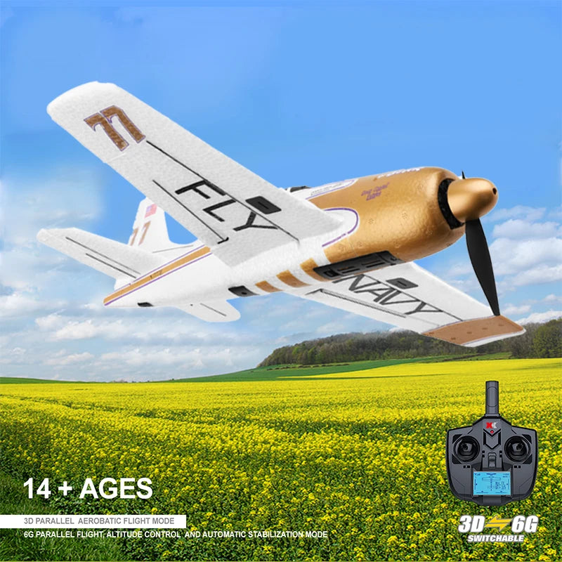 WLtoys A220 A210 A260 2.4G 4Ch 6G/3D Stunt Plane Six Axis RC Fighter RC Airplane Electric Glider Unmanned  Aircraft Outdoor Toy