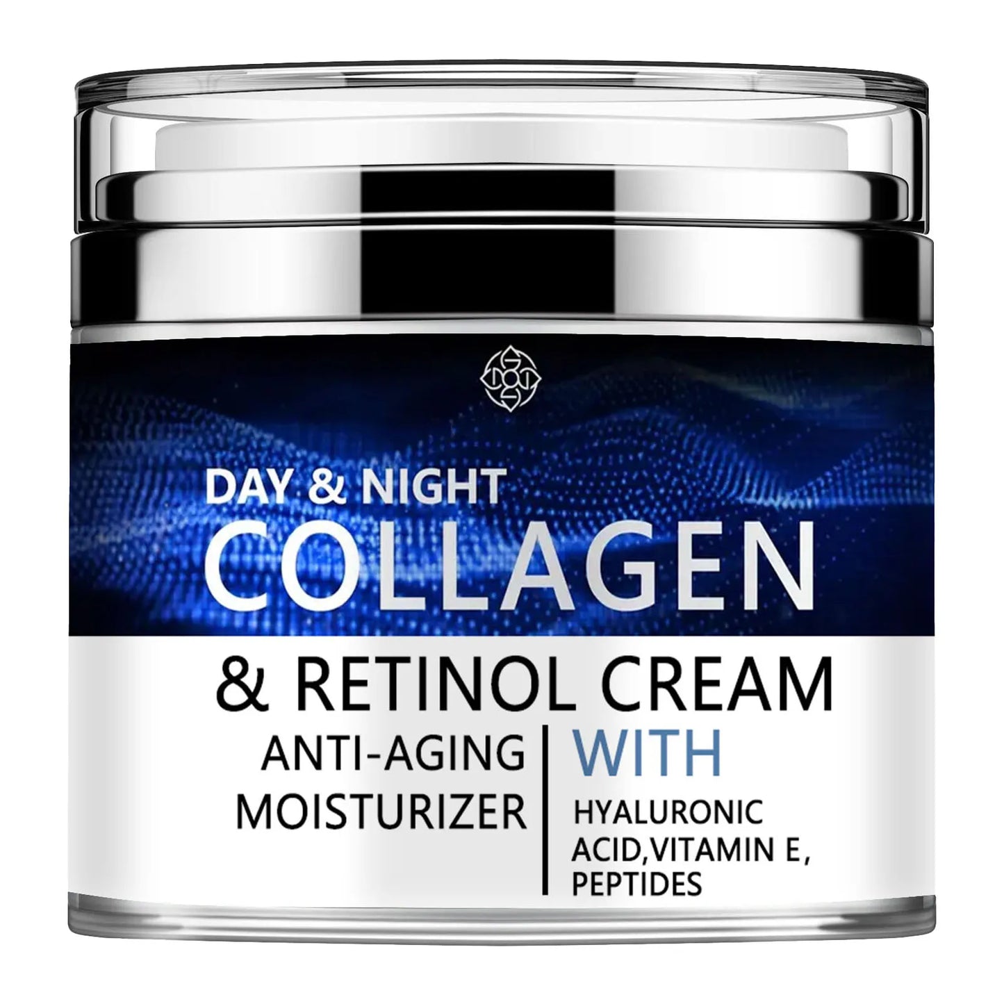 Kollagen Retinol Hyaluron Gesichtscreme - Anti-Aging Feuchtigkeitscreme Tag & Nacht