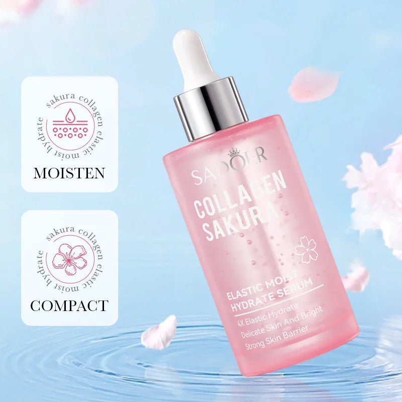 100 ml Centella Sakura Vitamin C Hyaluronsäure Gesichtsserum – Feuchtigkeitsspendende, Straffende und Hydratisierende Gesichtselixier von SADOER