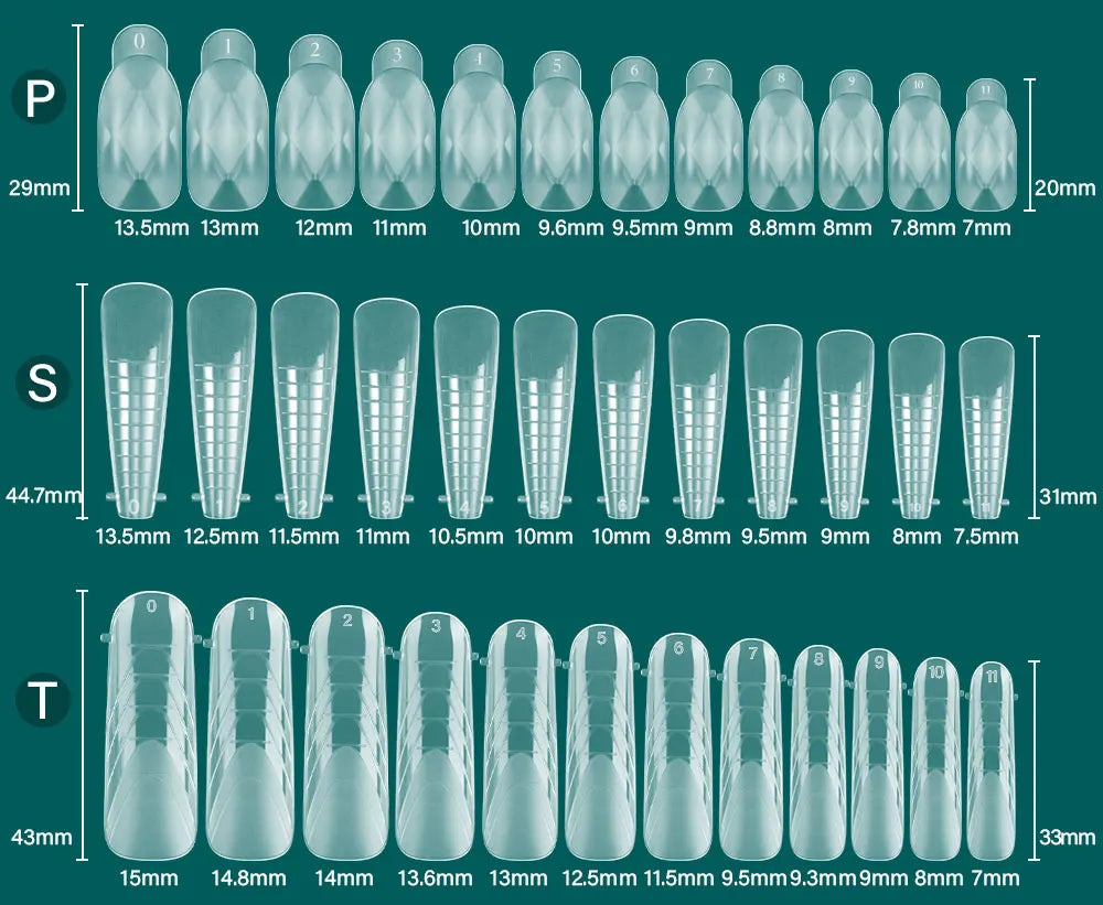 Fili Dual Forms Nagel verlängerung bildet Kit UV Gel Top Form für Mandel Französisch Sarg Falsche Nagel Maniküre Quick Building System Tipps