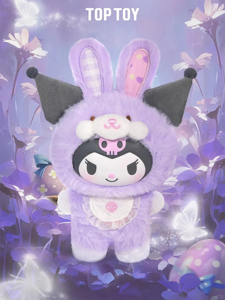 Neue Sanrio Charakter Elf Bunny Serie Blind Box Spielzeug Vinyl Gesicht Anhänger Mystery Box Cinnamoroll Kuromi Melody Puppe Überraschung Geschenke