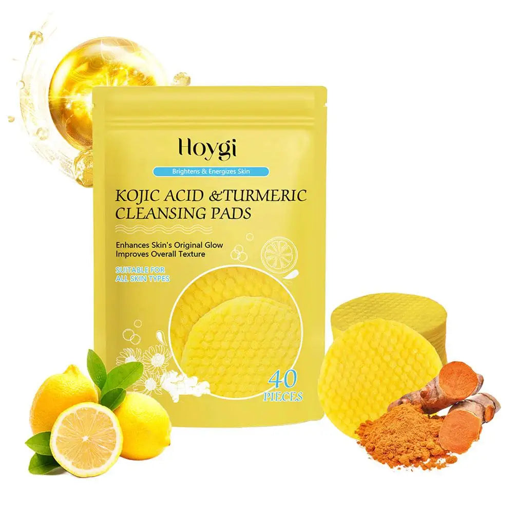 40/50 stücke Kurkuma Reinigung Pad Reinigung Tablet Peeling Pads Gesichts Schwämme Für Peeling Tägliche Reinigung Hautpflege