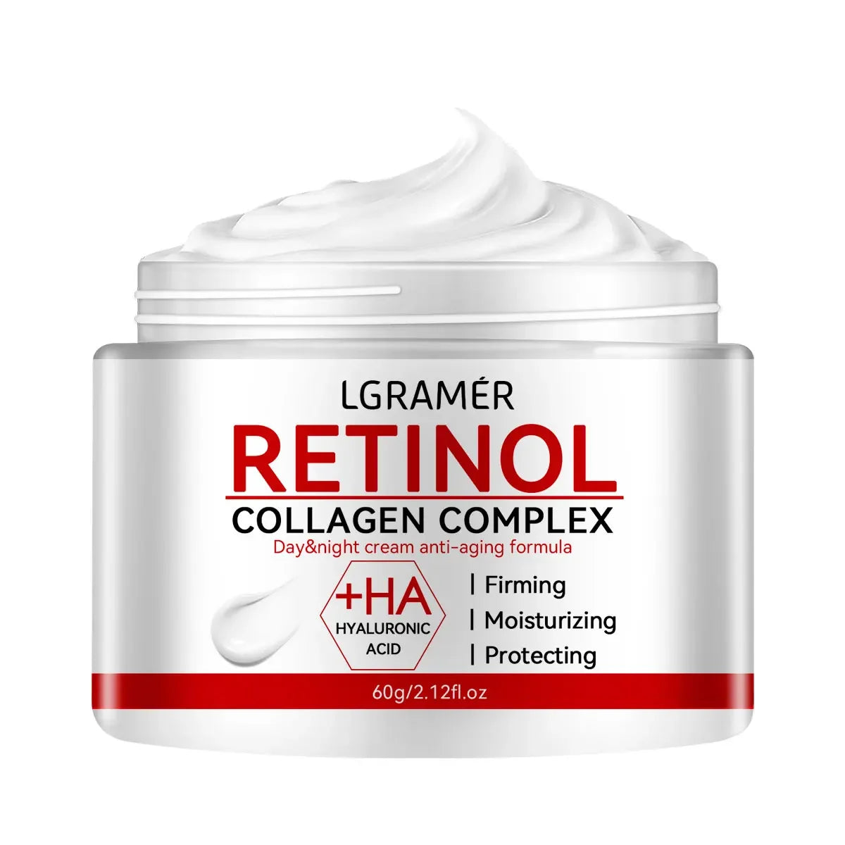 Retinol Lifting Straffende Creme mit Kollagen – Glättet Falten, Feuchtigkeitsspendend, Hautaufhellend und Hautstraffend