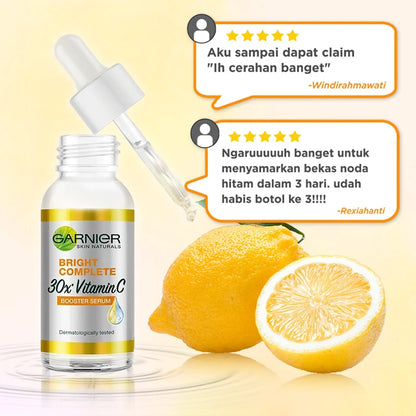 Serum  hell komplett 30x Vitamin C Niacin amid Booster Serum Garnier