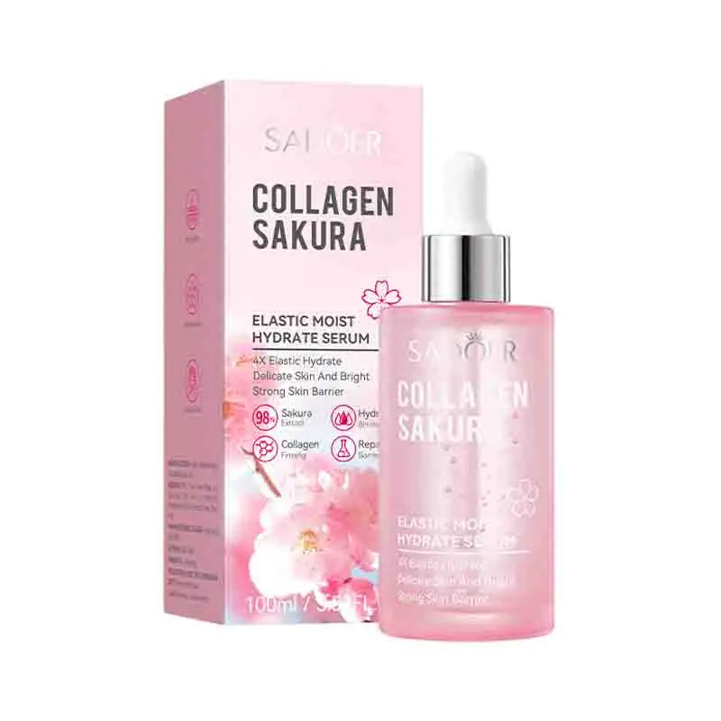 100 ml Centella Sakura Vitamin C Hyaluronsäure Gesichtsserum – Feuchtigkeitsspendende, Straffende und Hydratisierende Gesichtselixier von SADOER