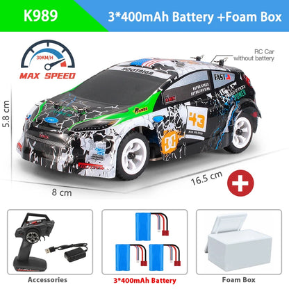 WLtoys K969 1:28 4WD 2.4G Mini RC Racing Car High Speed Off-Road Remote Control Drift Toys Alloy Vehicle for Children Kids Gift