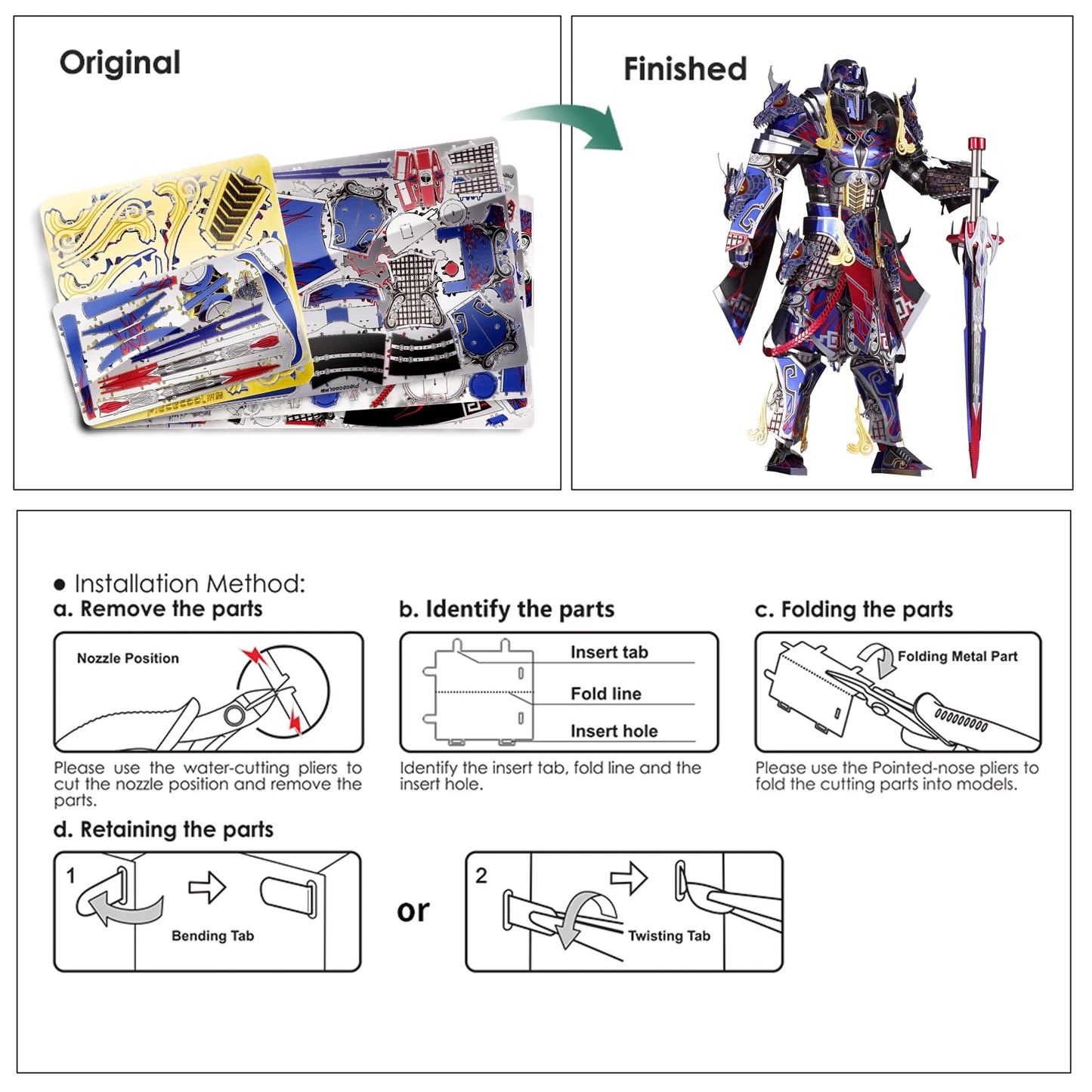 3d Metall Modell Kits Titan  kreative Geschenke für Weihnachten