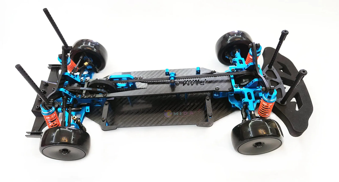 Tamiya Sakura TT02B TT02 TT01 D5 D5S TRF416 1:10 4WD RC Car Kohlefaserrahmen Al-Legierung DIY Modell Drift Racing Upgrade Teile KIT