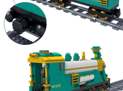 Technische Stadt Power Train High-tech Eisenbahn Track Bausteine U-bahn Fahrzeug Montieren Ziegel Spielzeug Geschenke Für Kinder Erwachsene