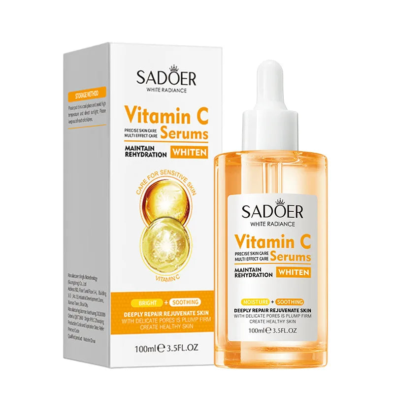 100 ml Centella Sakura Vitamin C Hyaluronsäure Gesichtsserum – Feuchtigkeitsspendende, Straffende und Hydratisierende Gesichtselixier von SADOER