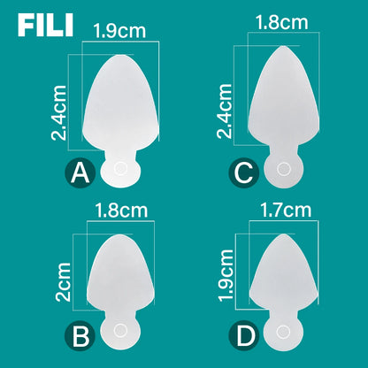 Fili Dual Forms Nagel verlängerung bildet Kit UV Gel Top Form für Mandel Französisch Sarg Falsche Nagel Maniküre Quick Building System Tipps