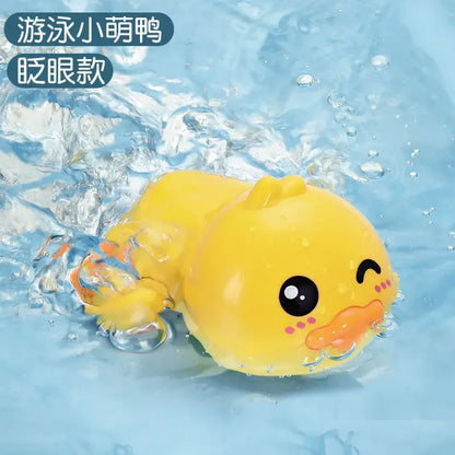 Play Water Swimming Toys Children Kids Bathtub Animals Shower Bath Clockwork Dolls Baby Summer Bathroom Bathing Cute Funny Toy