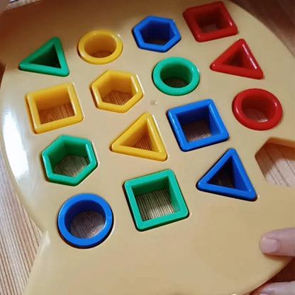 Niedliche Bären kinder geometrische Form Farb abstimmung Puzzle Baby Montessori pädagogisches Lernspiel zeug Kinder interaktives Kampfspiel