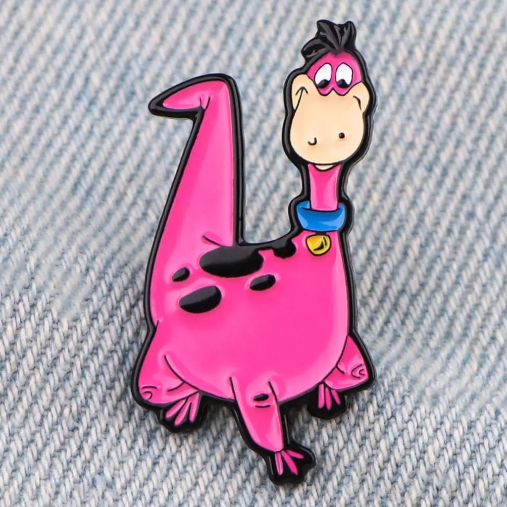 Cartoon Alien Enamel Pin Cow and Chicken Brooches for Women Lapel Pin Metal Badge Collar Jewelry Clothing Accessories Kids Gifts