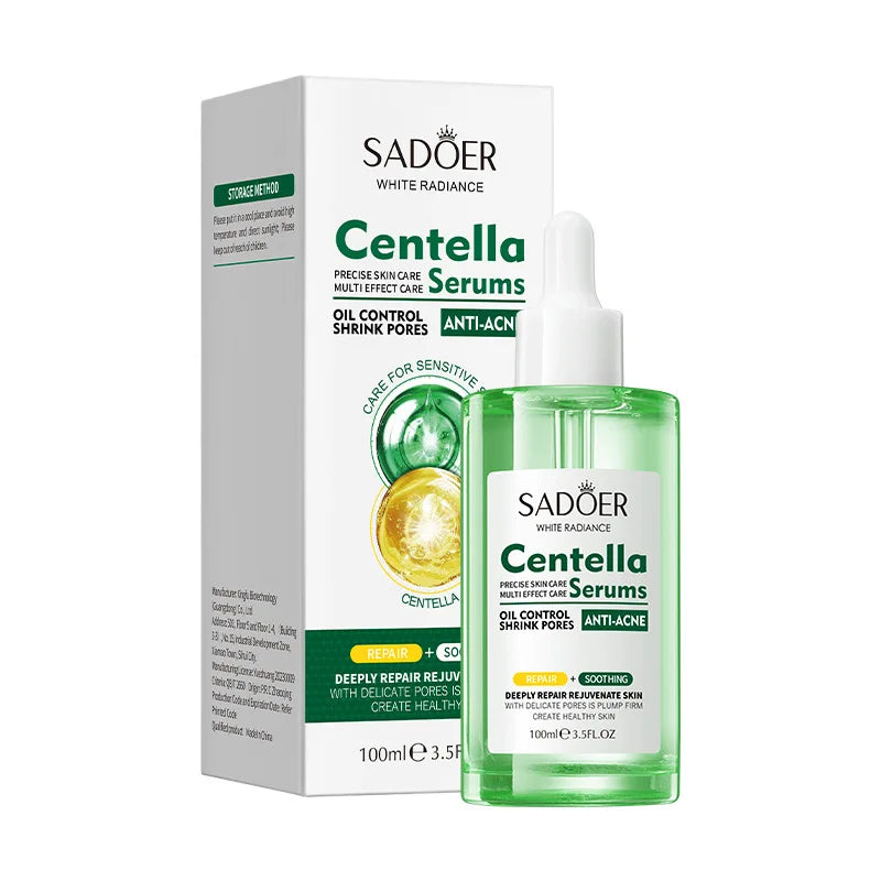 100 ml Centella Sakura Vitamin C Hyaluronsäure Gesichtsserum – Feuchtigkeitsspendende, Straffende und Hydratisierende Gesichtselixier von SADOER