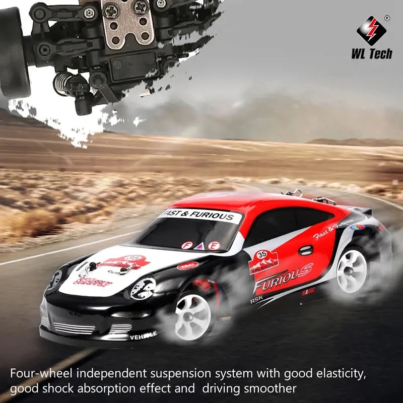 WLtoys K969 1:28 4WD 2.4G Mini RC Racing Car High Speed Off-Road Remote Control Drift Toys Alloy Vehicle for Children Kids Gift