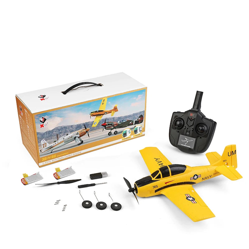 WLtoys A220 A210 A260 2.4G 4Ch 6G/3D Stunt Plane Six Axis RC Fighter RC Airplane Electric Glider Unmanned  Aircraft Outdoor Toy