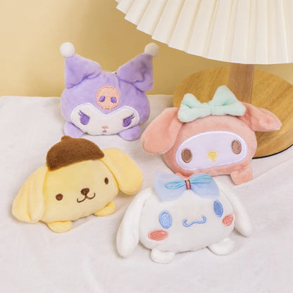 Kawaii sanrio Plüsch Schlüssel bund Puppe Hallo Kitty meine Melodie Kuromi Cinna moroll Cartoon Tier ausgestopft Anhänger Rucksack Dekoration