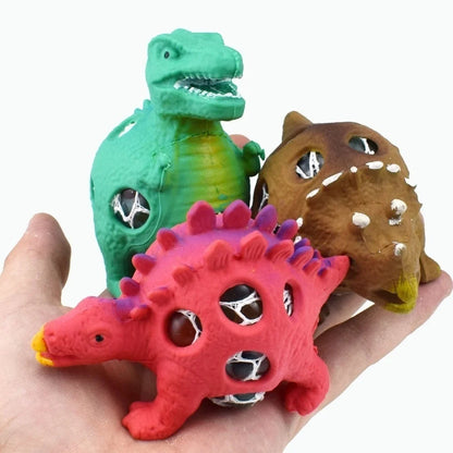 1pc neue Dinosaurier Squeeze Spielzeug für Kinder belüftete Trauben ball Prise Dekompression Anti stress Squishy Spielzeug Relief Stress