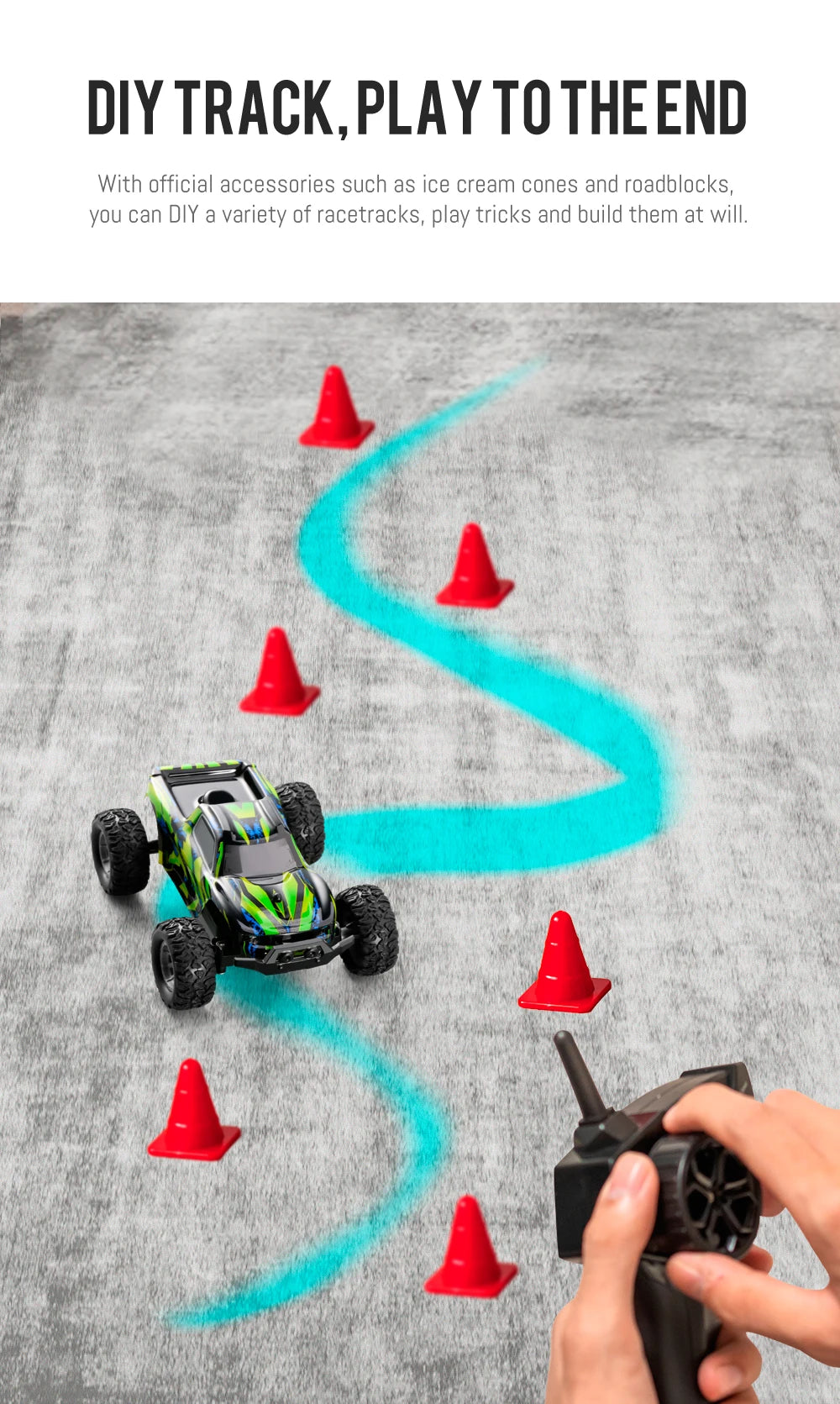 1:32 Mini RC Auto fern gesteuerte Autos 20 km/h Offroad-Hoch geschwindigkeit rennen Indoor Drift Beschleunigung Kinder elektrische Spielzeug Crawler