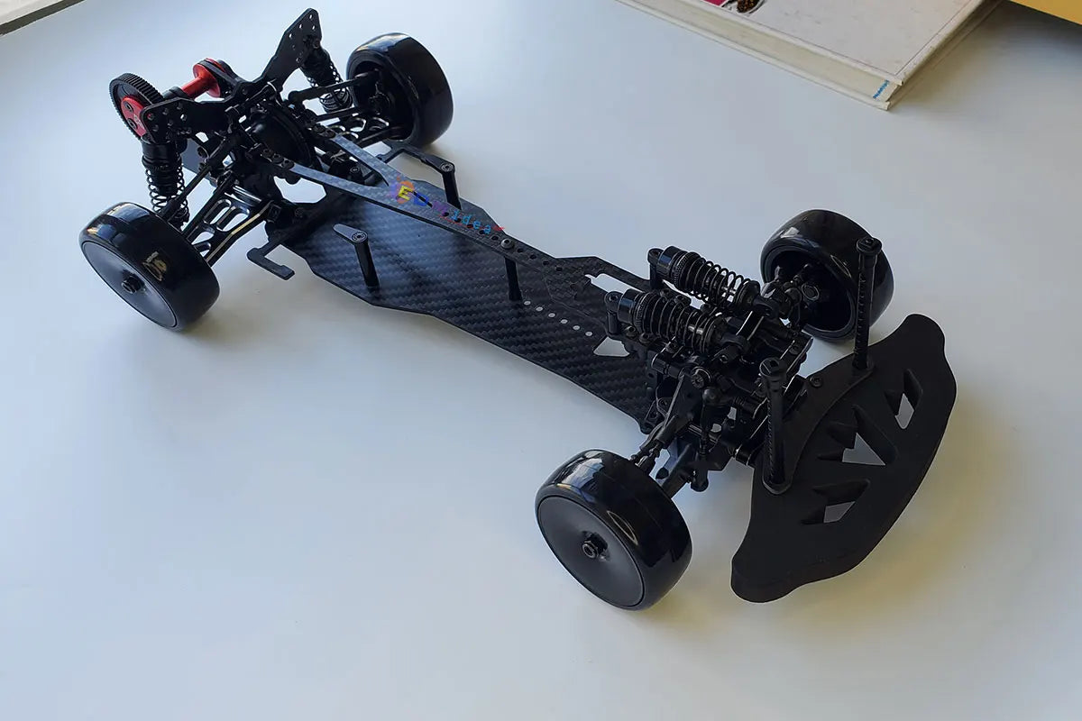 Tamiya Sakura TT02B TT02 TT01 D5 D5S TRF416 1:10 4WD RC Car Kohlefaserrahmen Al-Legierung DIY Modell Drift Racing Upgrade Teile KIT