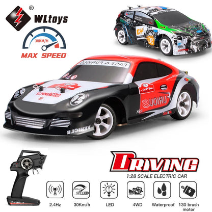 WLtoys K969 1:28 4WD 2.4G Mini RC Racing Car High Speed Off-Road Remote Control Drift Toys Alloy Vehicle for Children Kids Gift