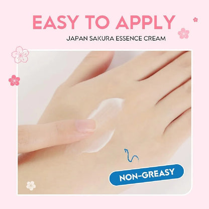 Essence Cream, Sakura Tone Up Cream mit Hyaluronsäure,Japan Sakura