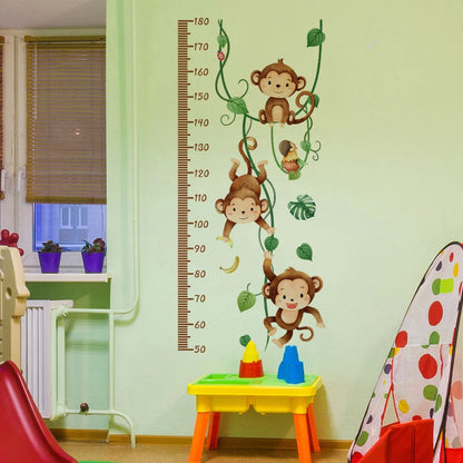 Große Waldtier Affe Wanda uf kleber für Kinderzimmer Baby Schlafzimmer Zimmer Dekor Kinderzimmer Kinder Aufkleber Tapete Affe Wandbild