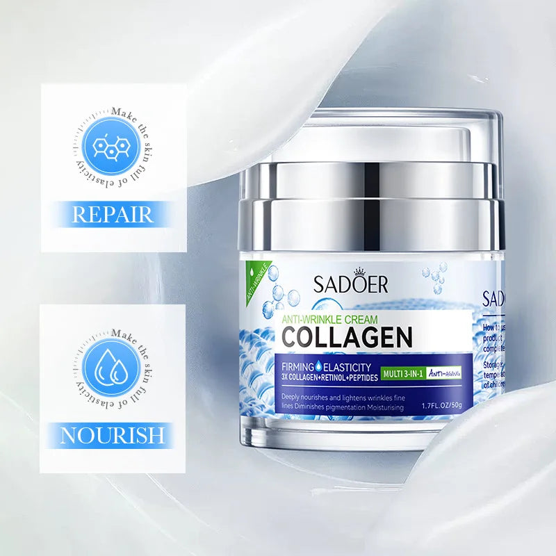 Die SADOER Vitamin C Collagen Gesichtscreme bietet eine umfassende Hautpflege