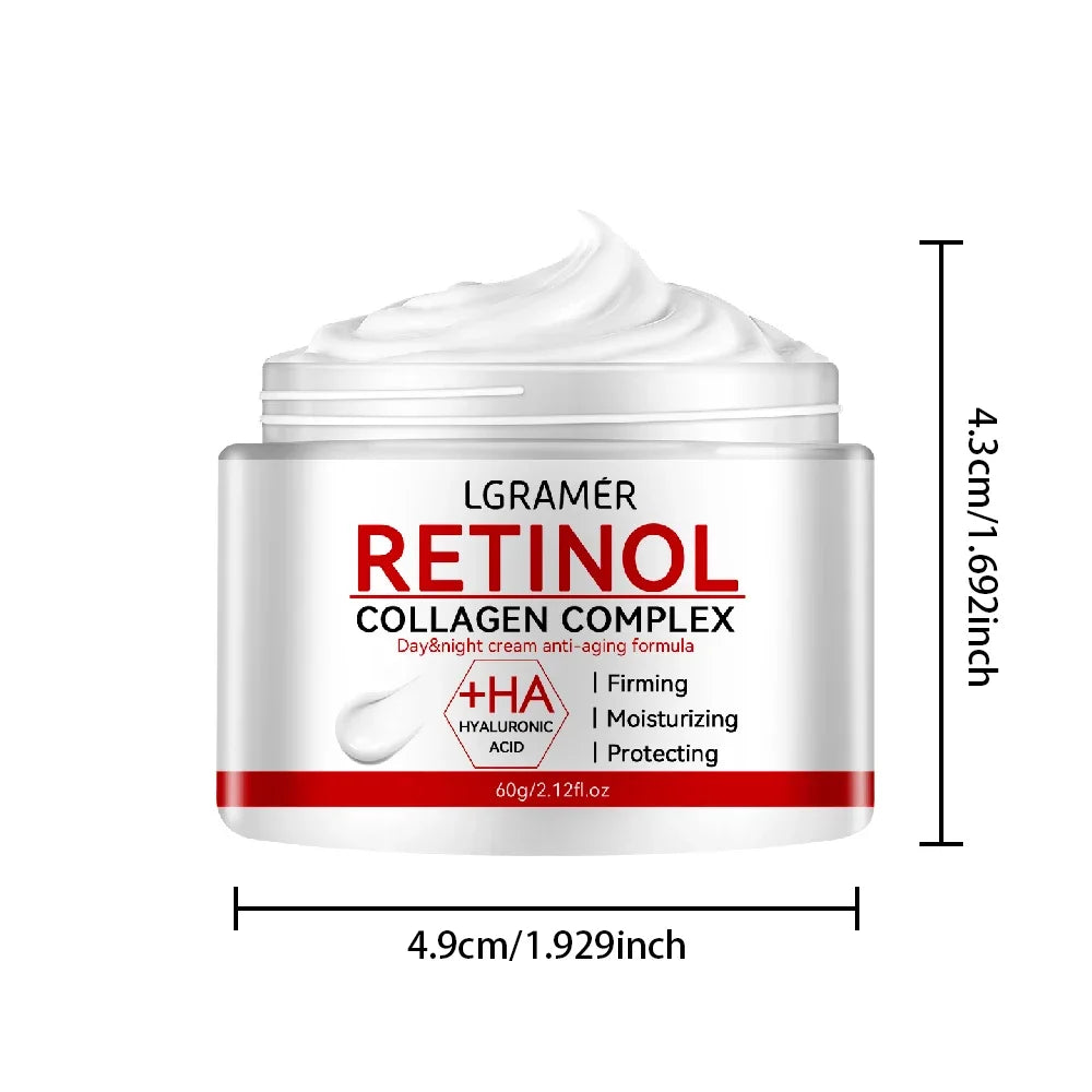 Retinol Lifting Straffende Creme mit Kollagen – Glättet Falten, Feuchtigkeitsspendend, Hautaufhellend und Hautstraffend